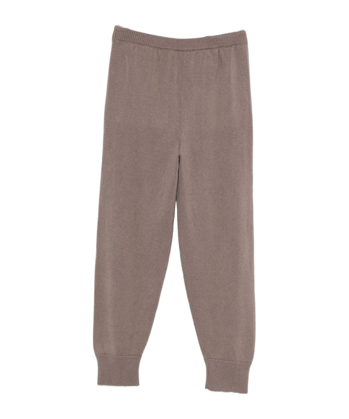 Antonelli Drawstring Tapered Trousers In Brown