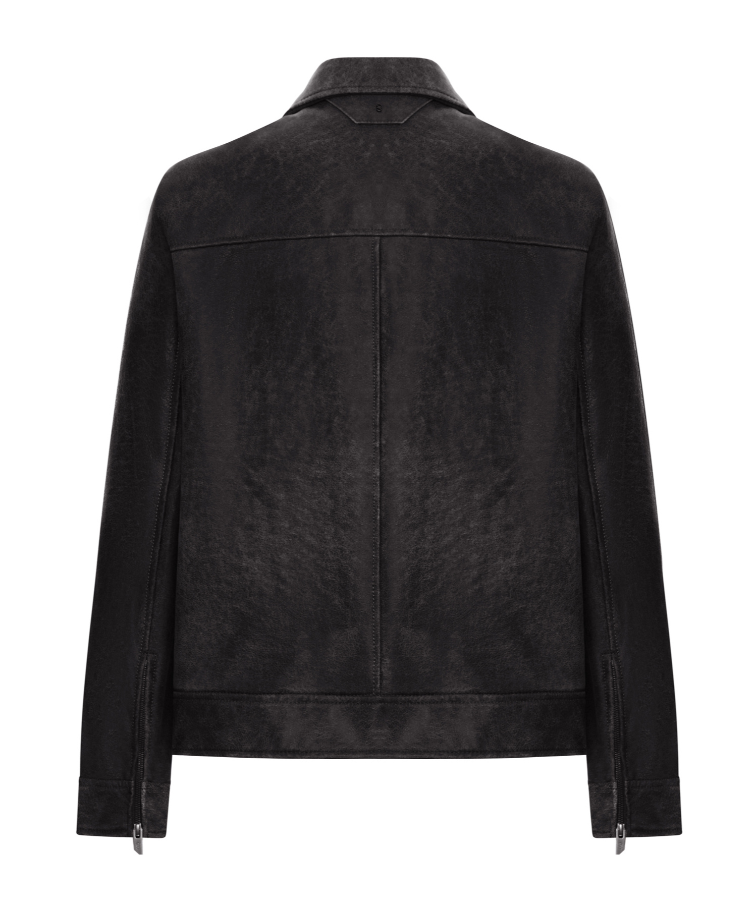 Salvatore Santoro Flap-pocket Leather Jacket In Black