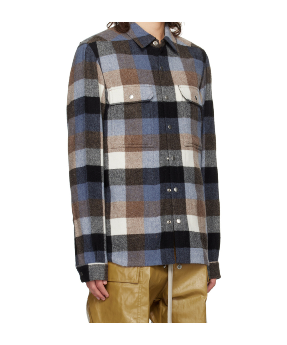 Rick Owens Long-sleeved Shirt In Multicolor