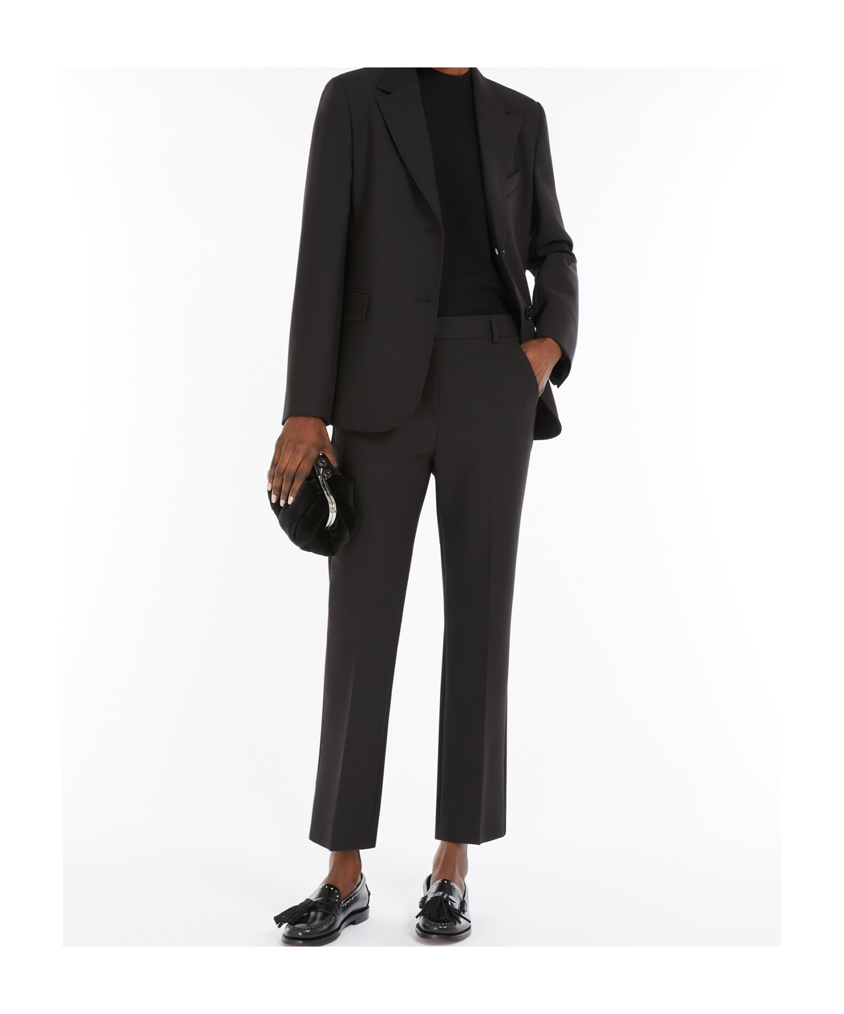 Weekend Max Mara Belt-loop Casual Pants In Black