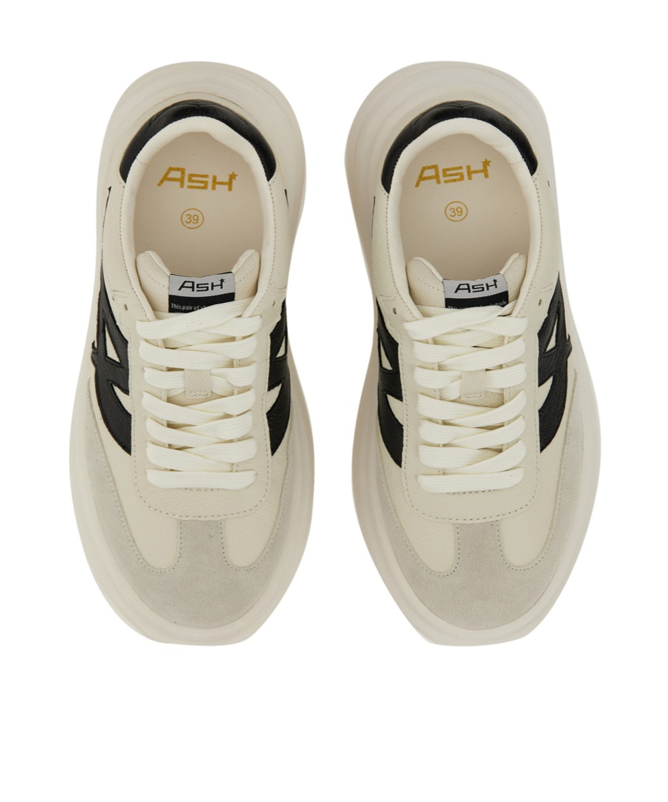 Shop Ash Low-cut Lace-up Sneakers In Nude