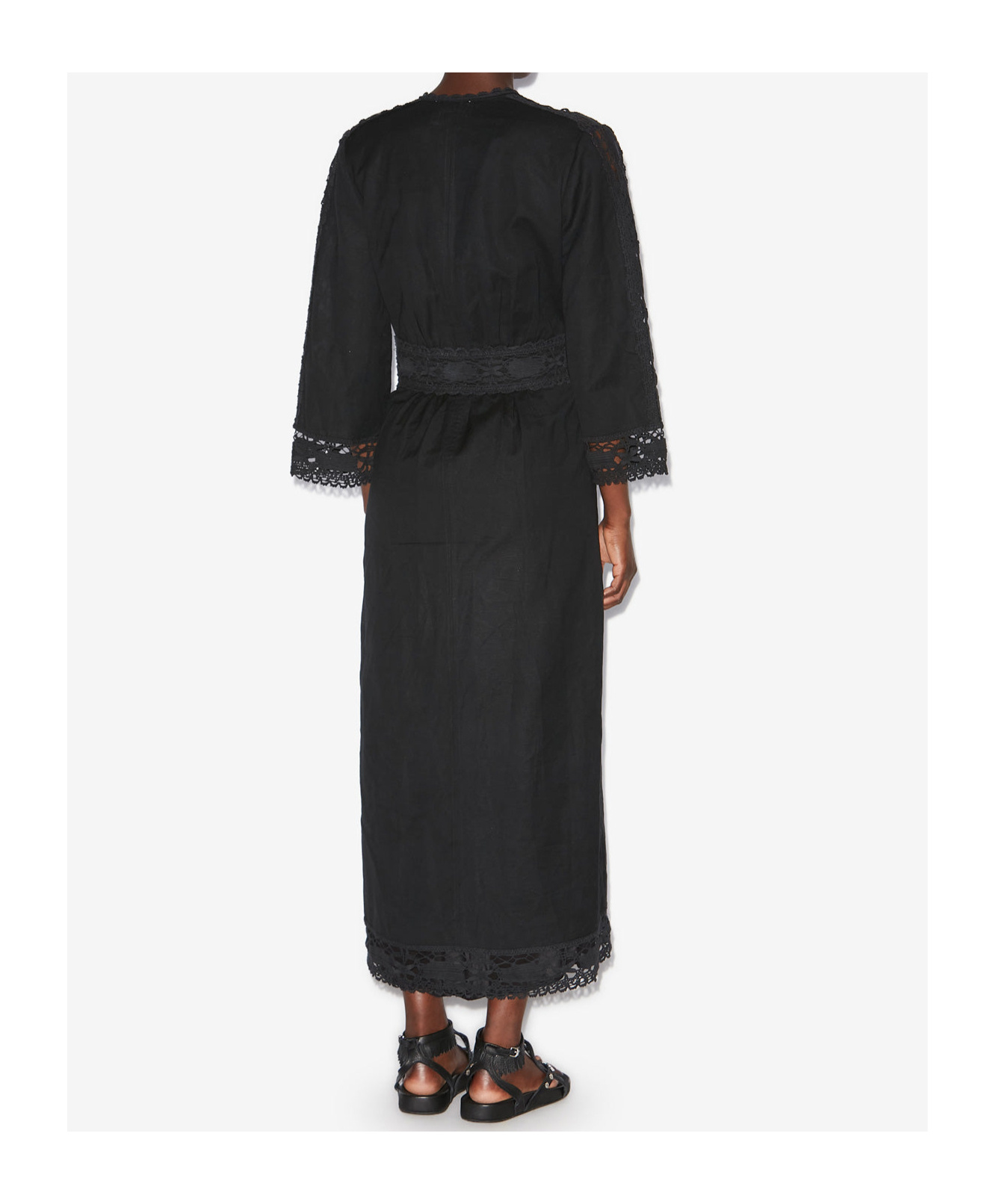 Isabel Marant Étoile Veona Long Dress In Black