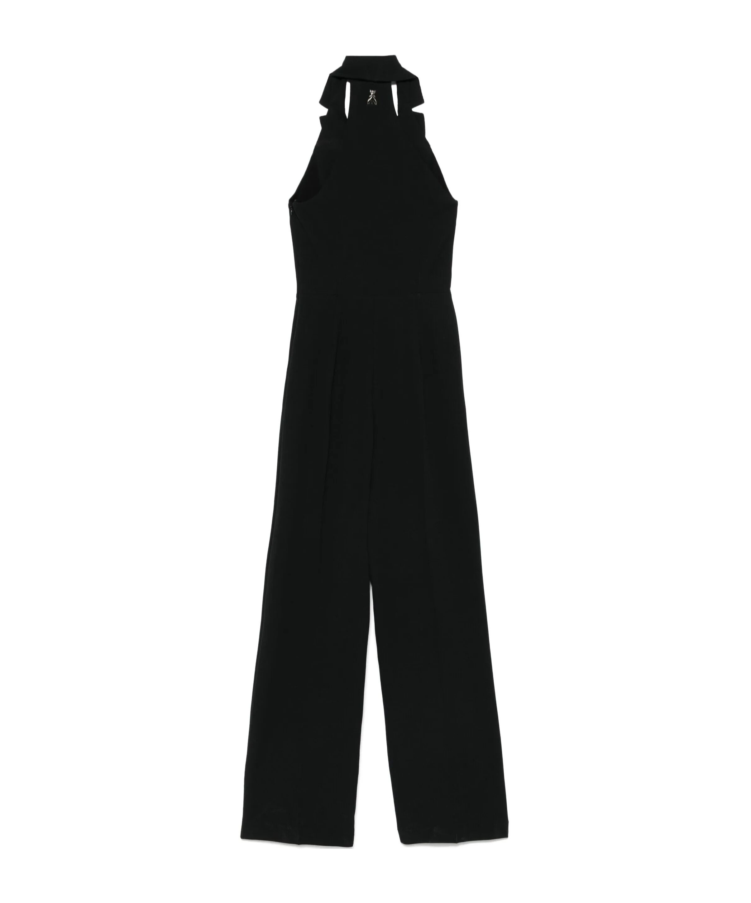 Shop Patrizia Pepe Double-breasted Crepe Jumpsuit