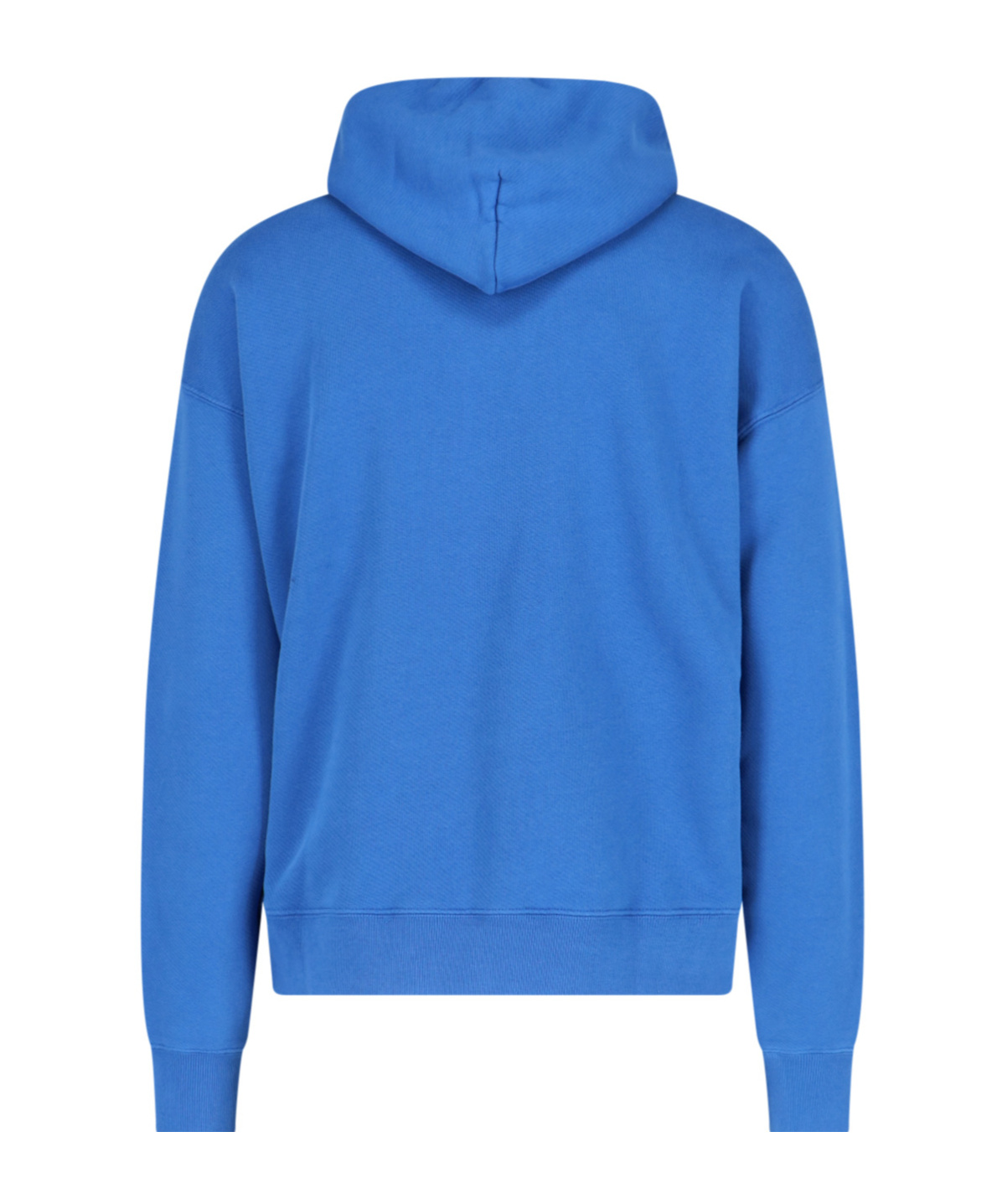 Shop Off-white Big Bookish Skate Cotton Hoodie In Blue