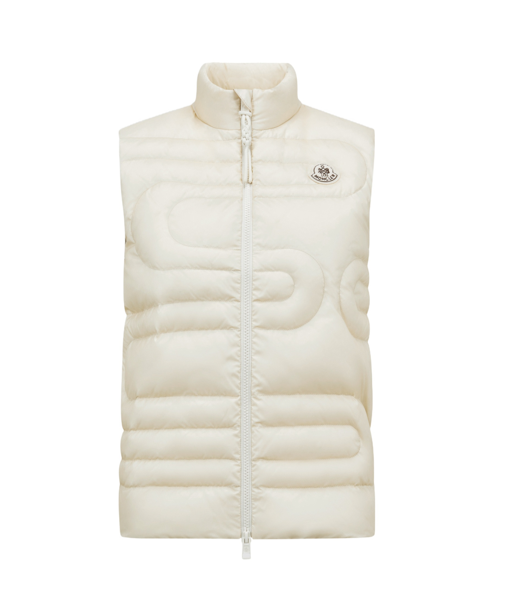 Moncler Xihu Down Vest In Nude