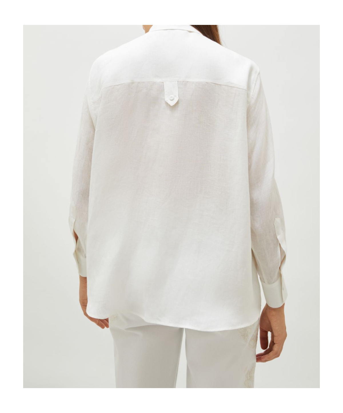 Marella Linen Shirt In White