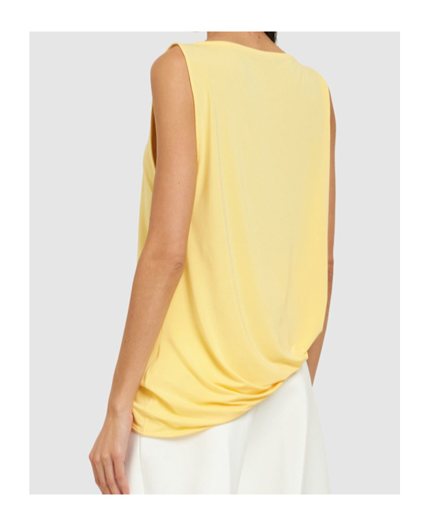 Jacquemus Draped Sleeveless Asymmetric Lightweight Top