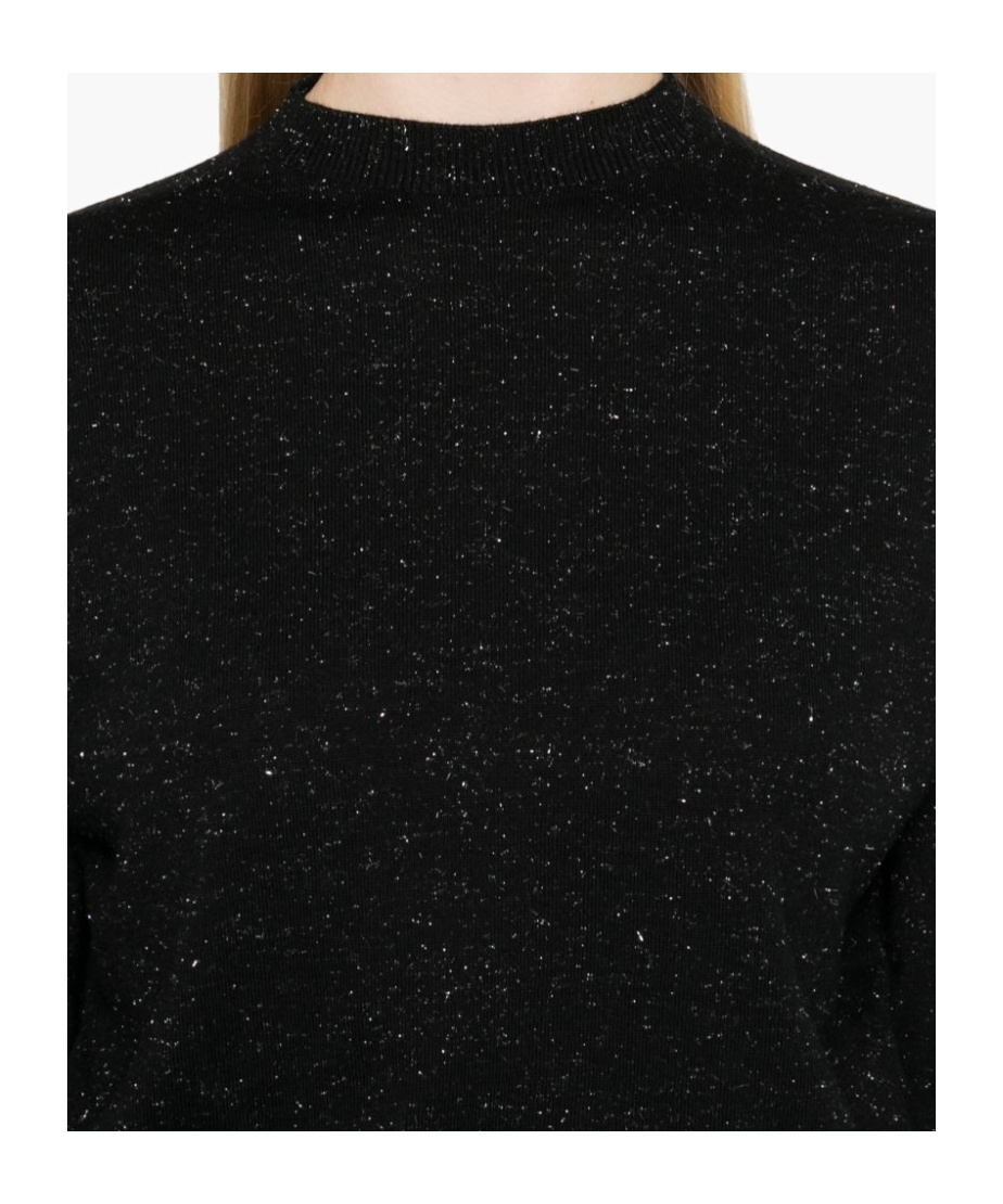 Peserico Lurex-detail Sweater In Black