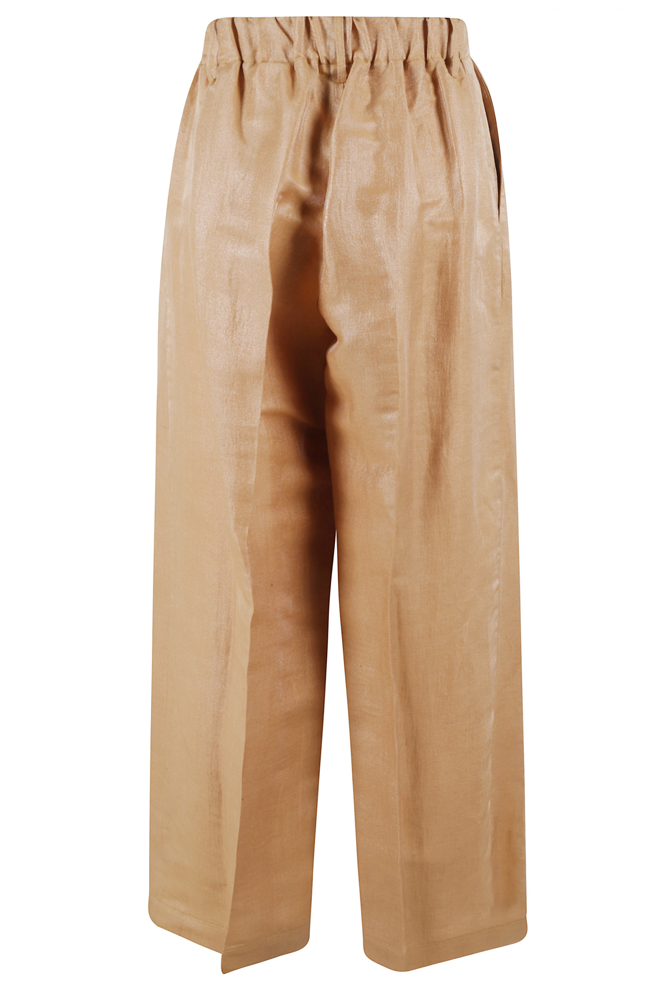 ALYSI LUREX-DETAILED TROUSERS