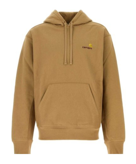 Carhartt Hooded Sweatshirt Kangaroo Pocket In Brown