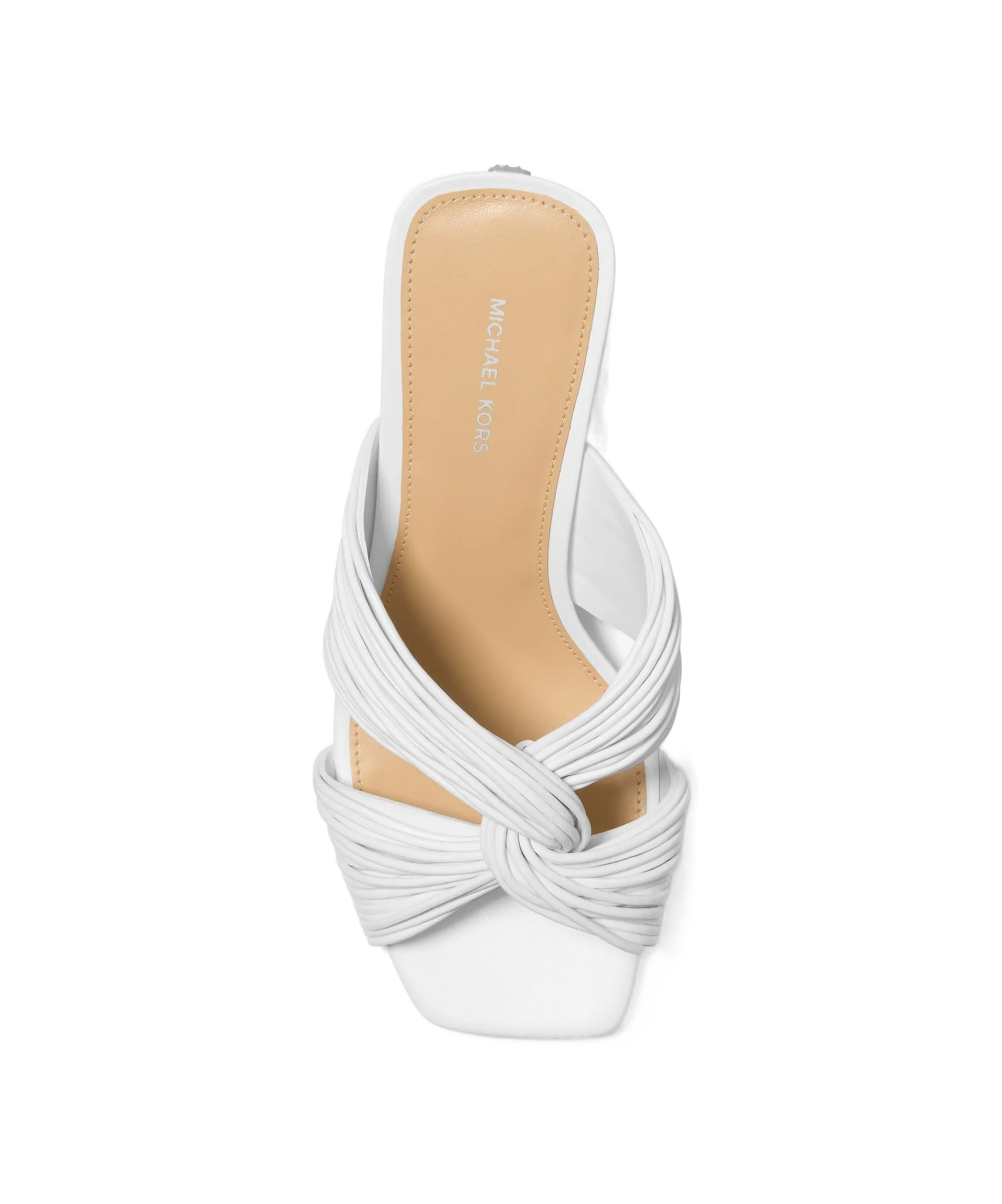 Michael Michael Kors 90mm Alessia Sandals In White
