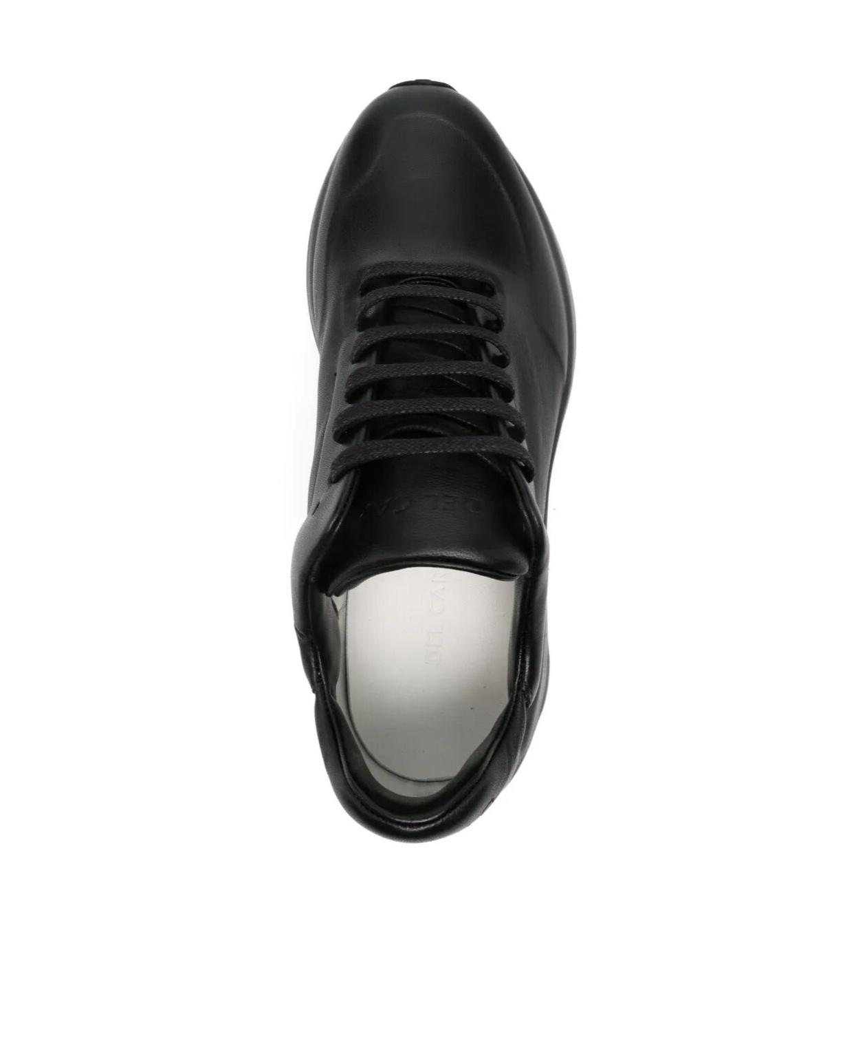 Roberto Del Carlo Leather Sneakers In Black