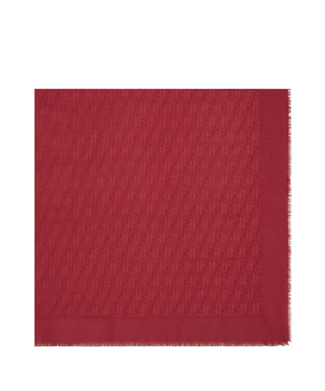 Fendi Ff Shawl In Red