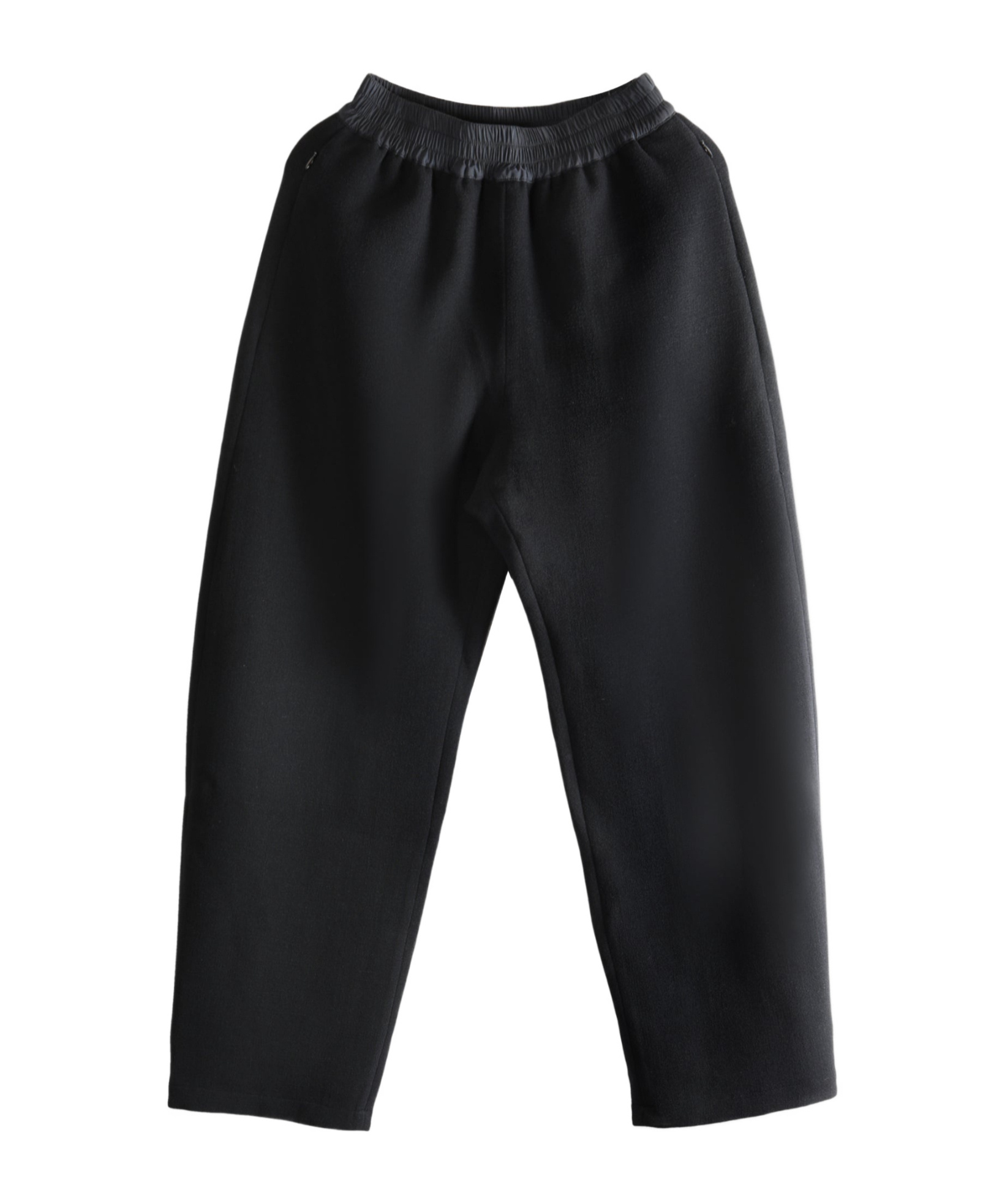 Studio Nicholson Elastic Waist Casual Pants In Black