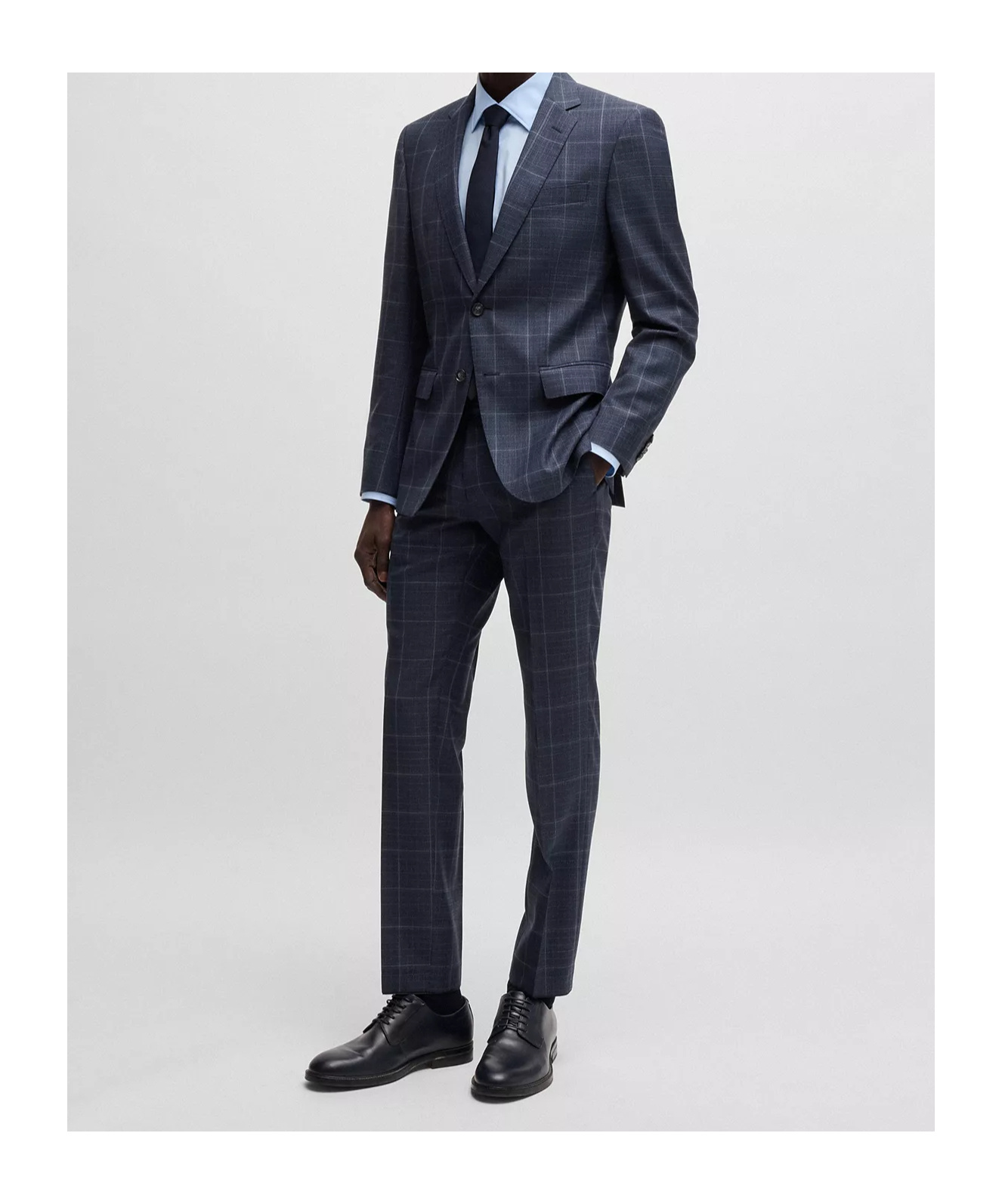 Hugo Boss Long-sleeved Suit In Animal Print