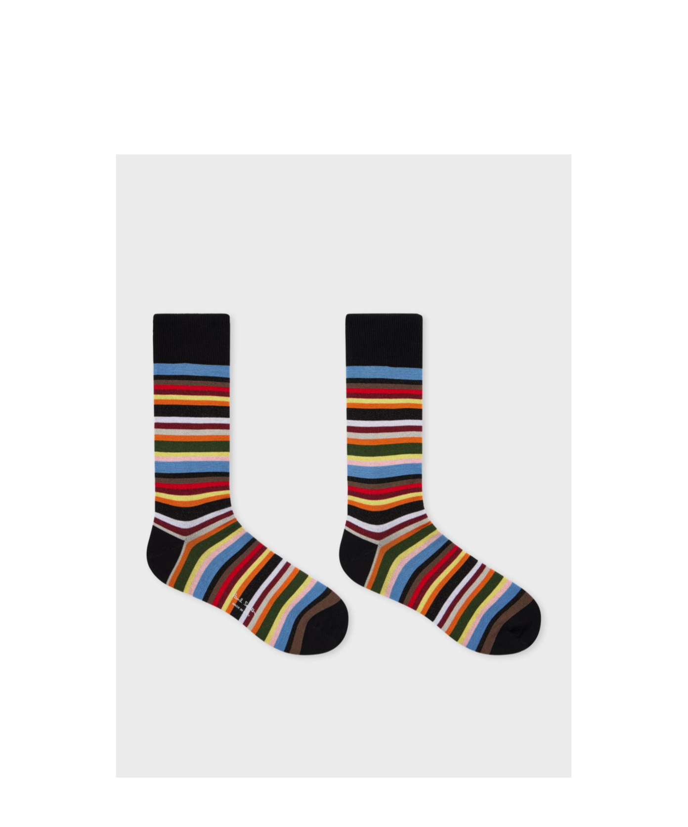 PAUL SMITH THREE-PACK STRIPED SOCKS 