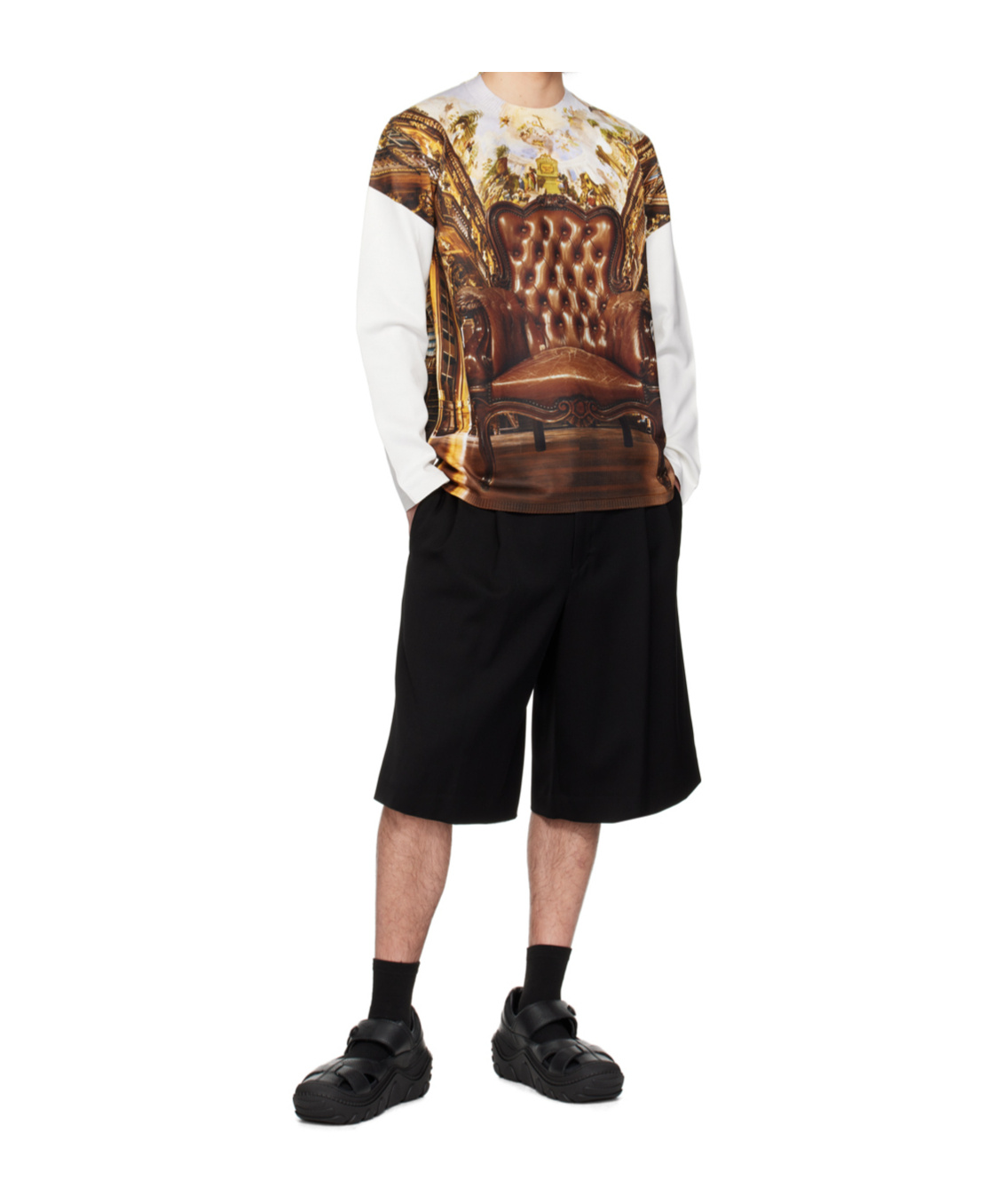 Comme Des Garçons Long-sleeved Sweater
