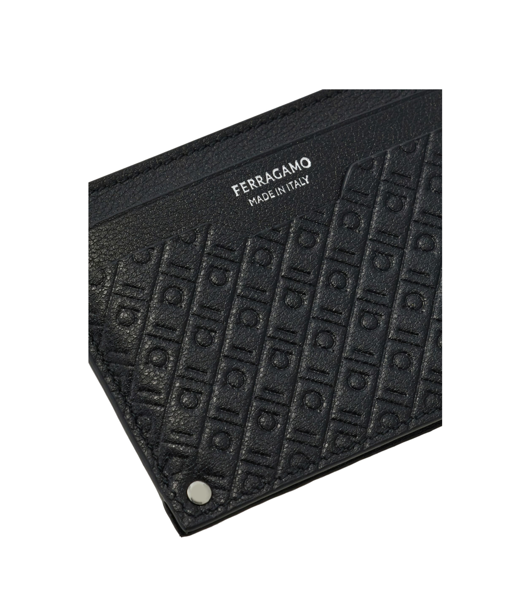 Ferragamo Lettering Credit Card Holder