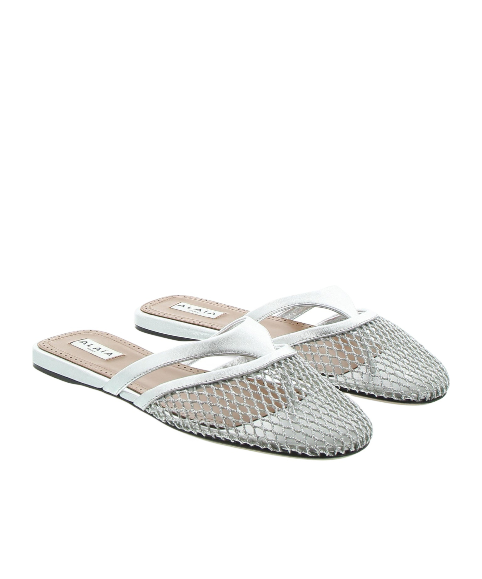 ALAÏA MESH FLAT MULES