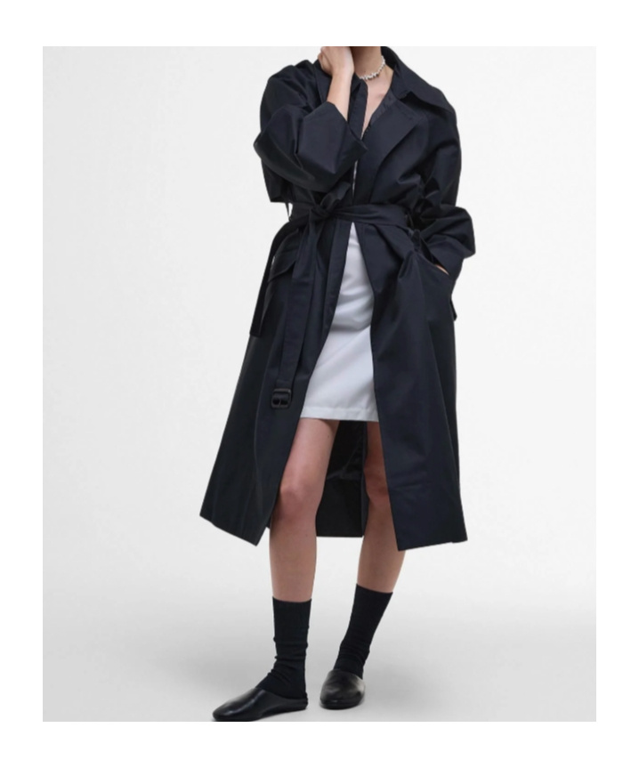 Barbour The Edit By Alexa Harley Showerproof Trench Coat