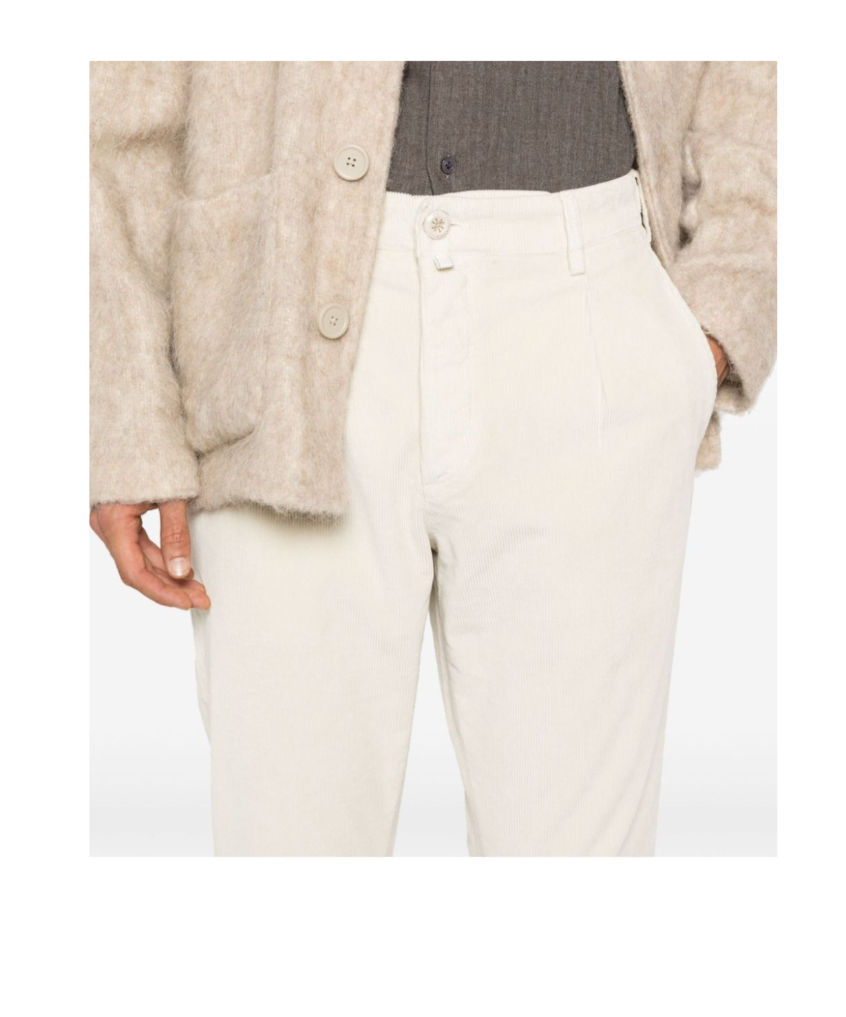 Jacob Cohen Bobby Trousers In White