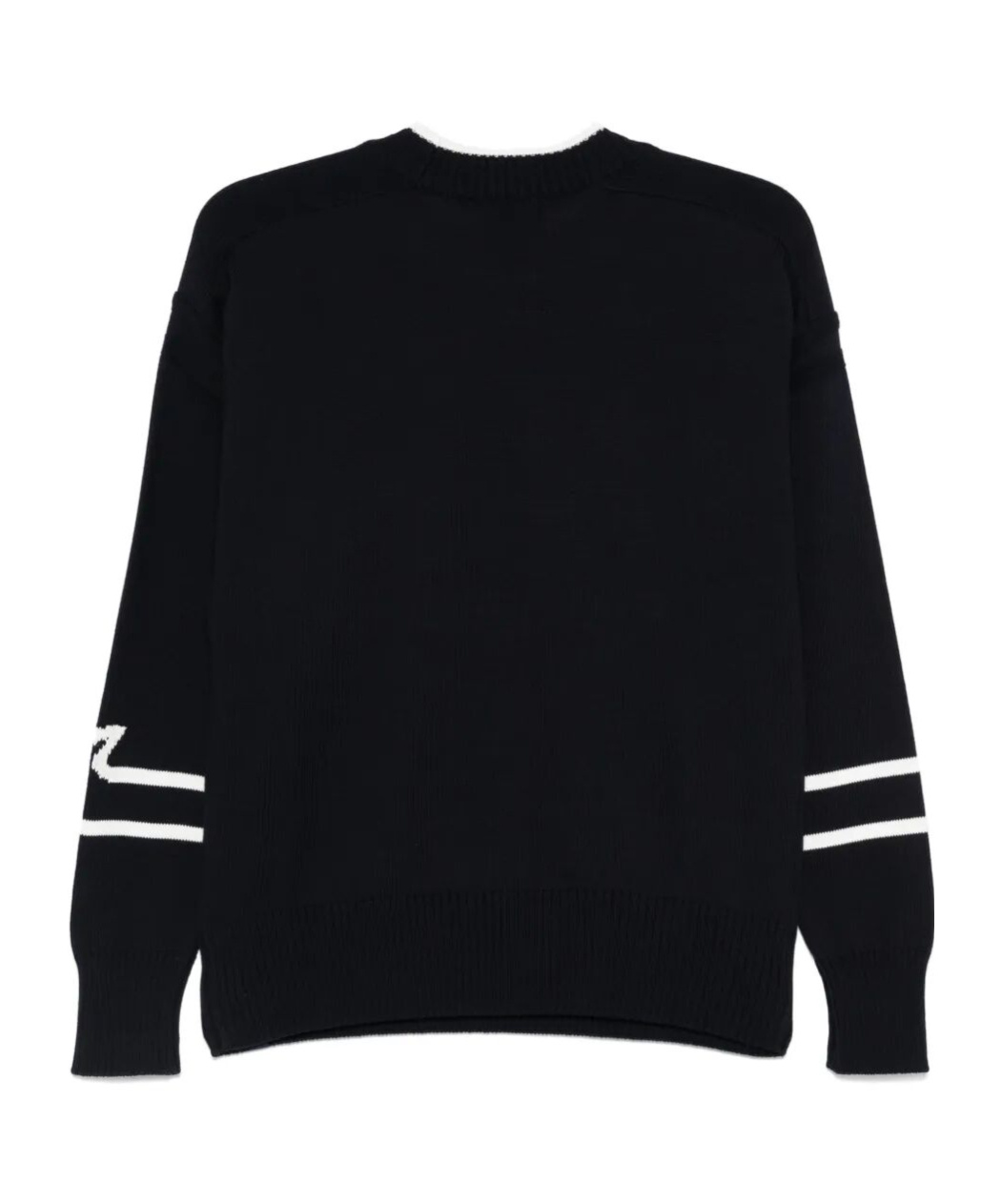 Shop Paul & Shark Logo-jacquard Sweater In Blue