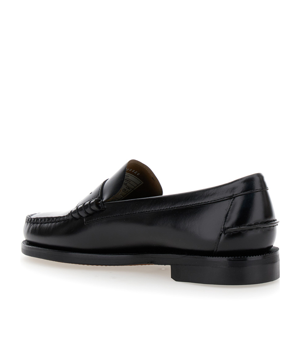 Sebago Man Loafers Burgundy Size 9 Soft Leather In Black