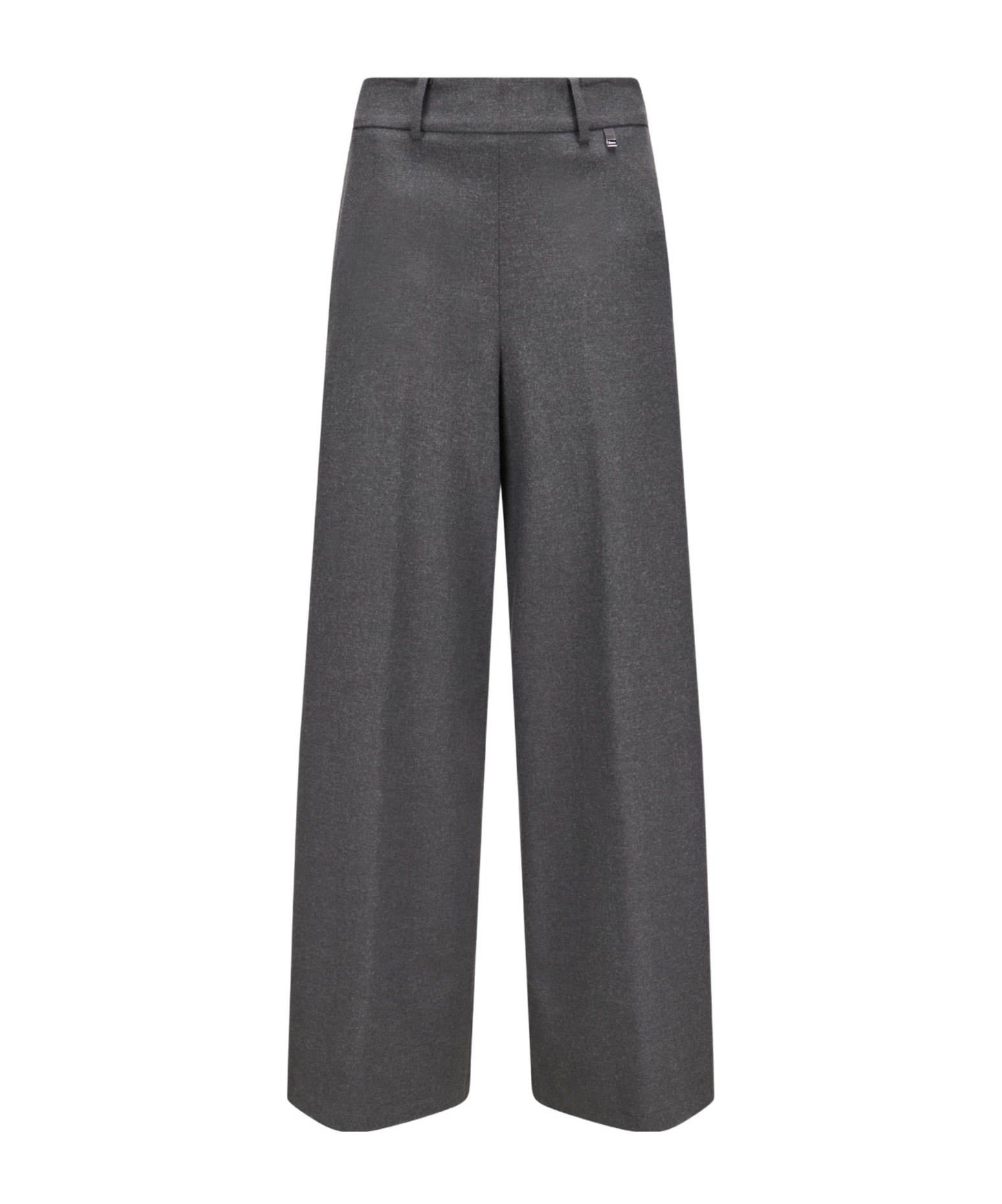 Herno Resort Trousers In Melange Fabric In Gray
