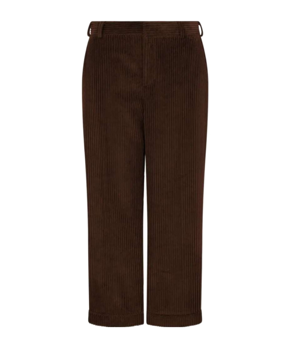 Moschino Corduroy Trousers In Brown