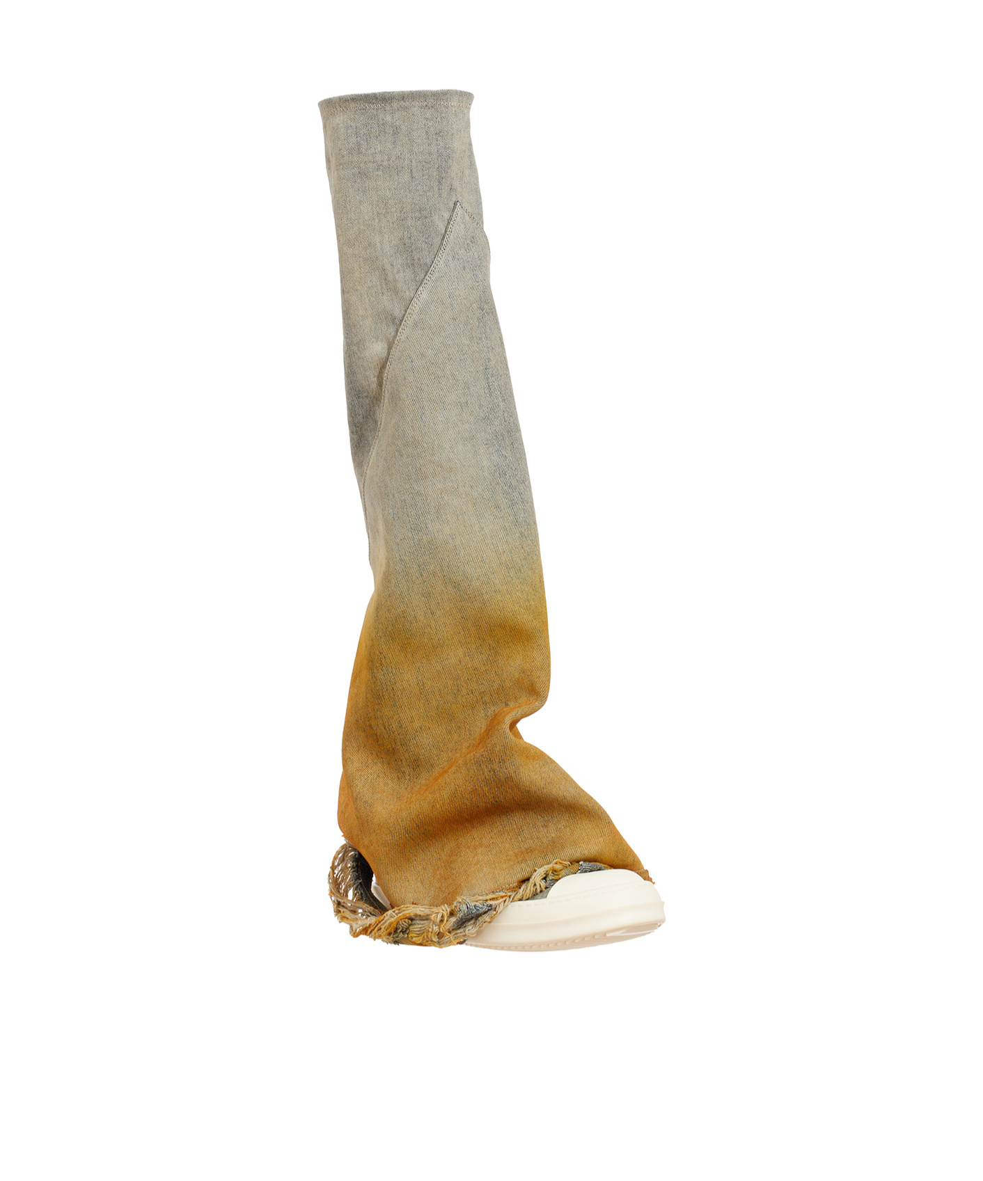 Rick Owens Drkshdw Cowboy Boots In Nude