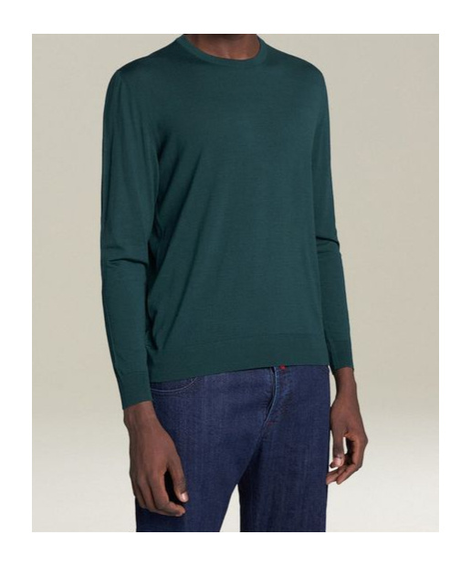 KITON CREW NECK LONG SLEEVE T-SHIRT 
