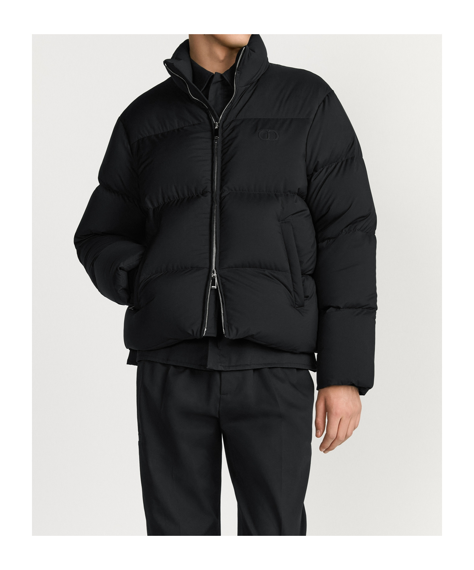 Dior Woven Jacket Clothing In Black