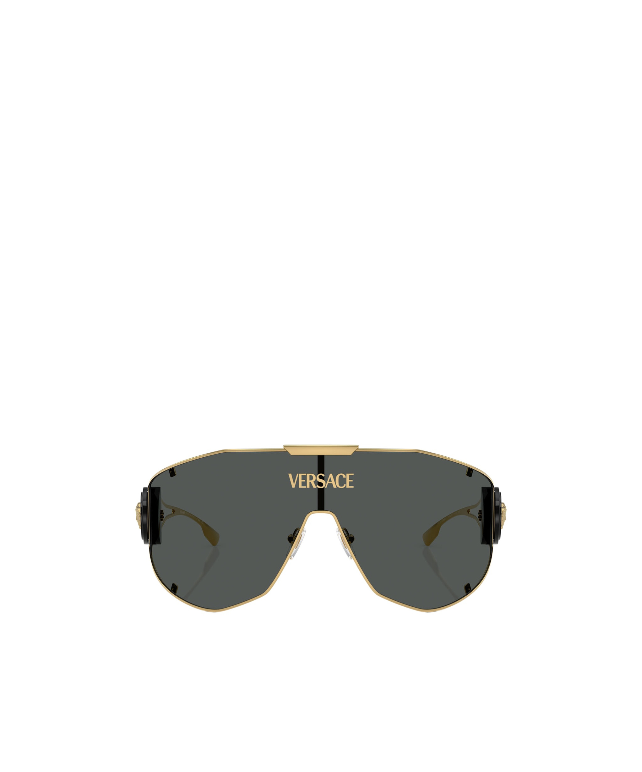 Versace Geometric Sunglasses In Black