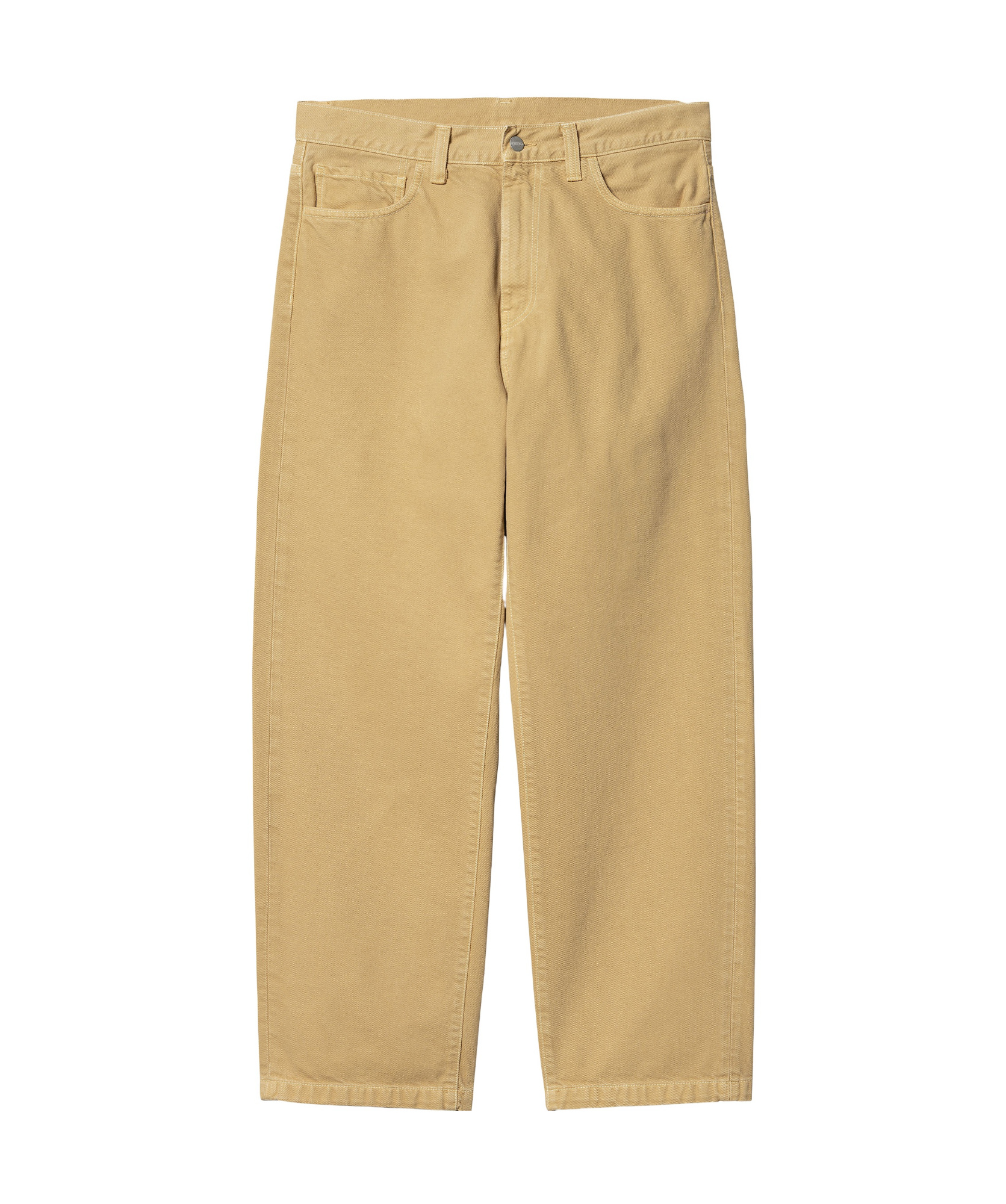 Carhartt Pants For Man I033749 1yh4j Bourbon Stone Dyed In Nude