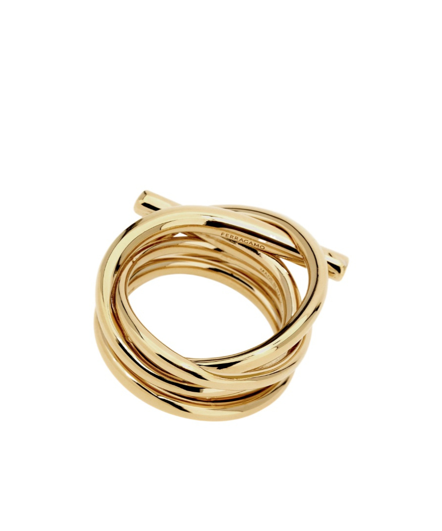 Ferragamo Gancini Logo Ring