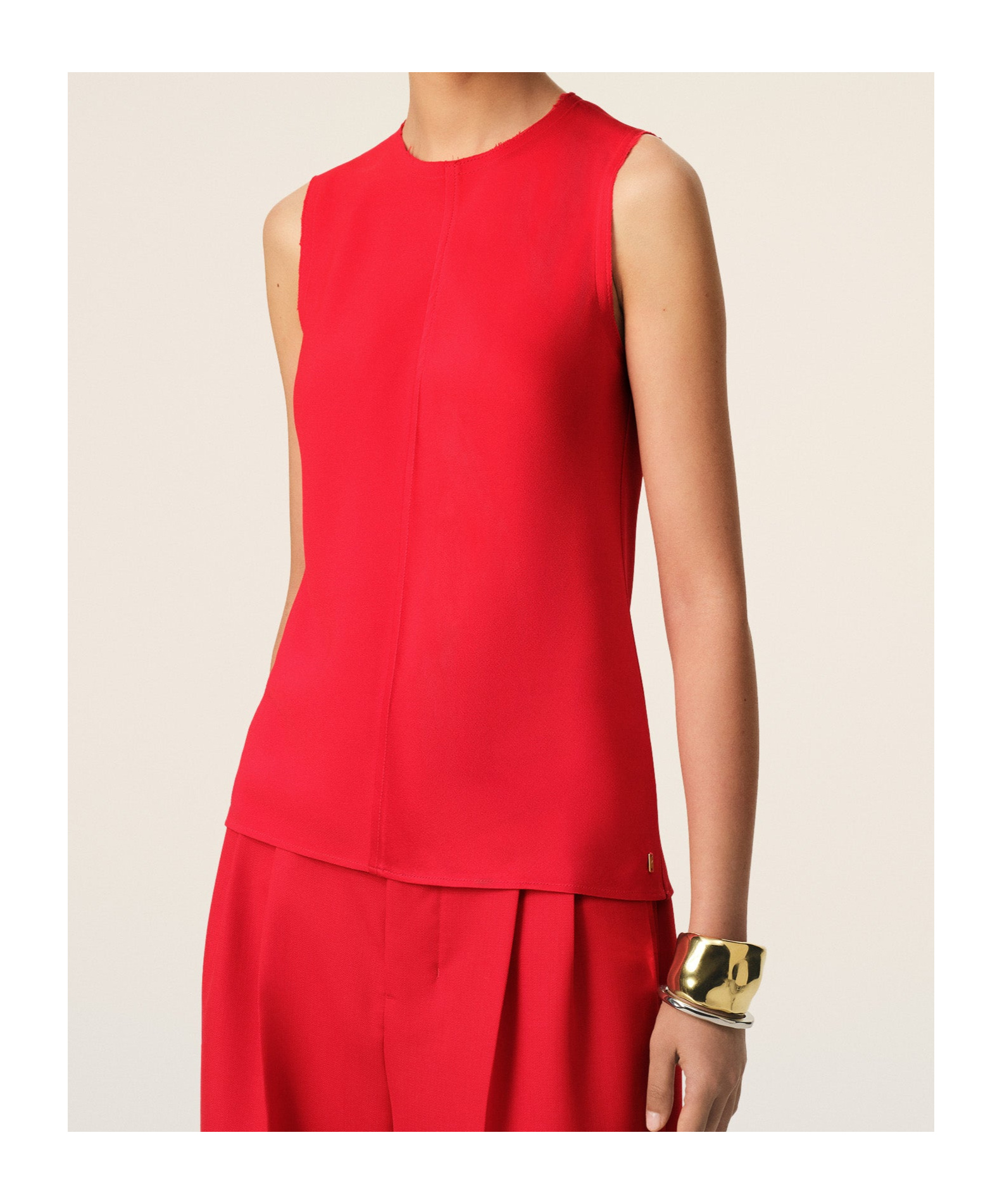 Ami Alexandre Mattiussi Ami Paris Top In Red