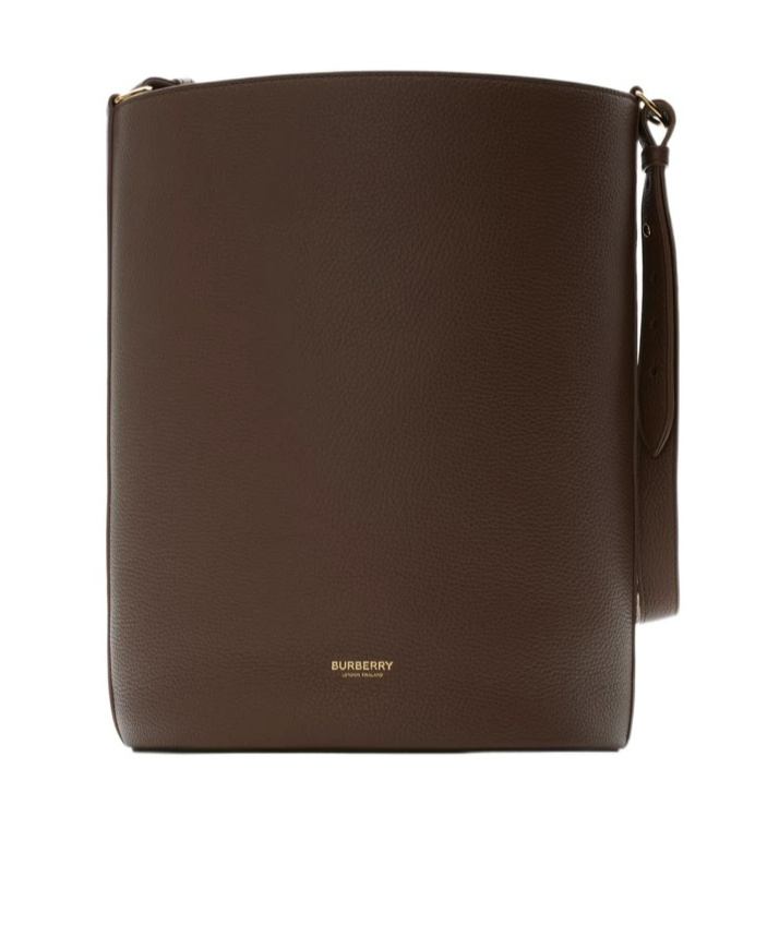 Burberry Medium Bucket Shoulder Bag In Green