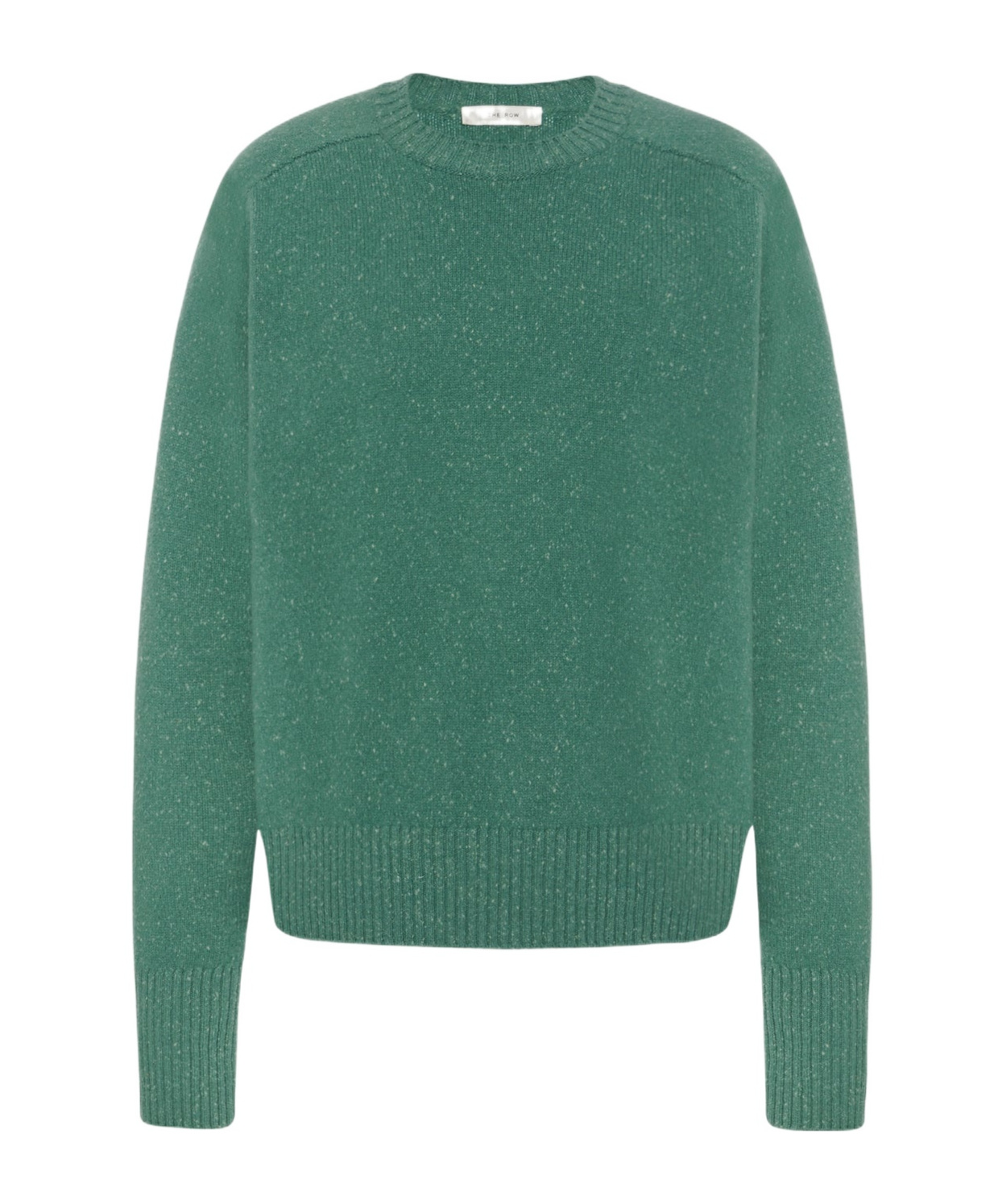 The Row Mansell Pure Wool Sweater In Green