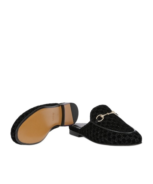 Gucci Princetown Muller Shoes In Black