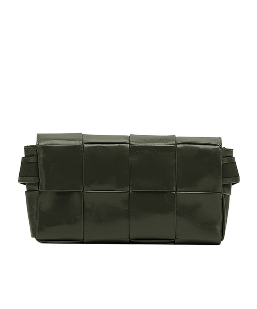 Bottega Veneta Intrecciato Belt Bag In Green