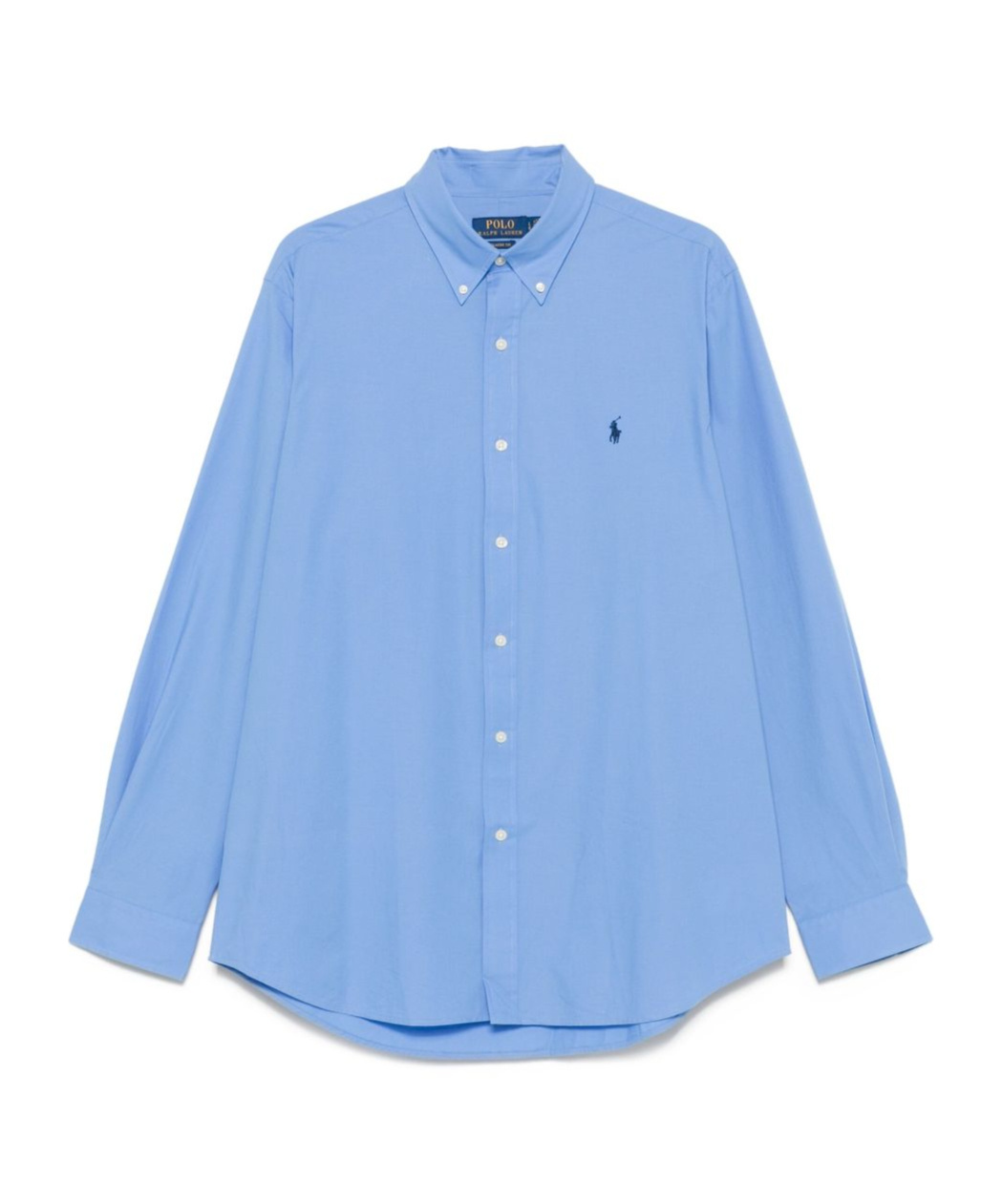 Polo Ralph Lauren Long-sleeve Cotton Shirt In Blue