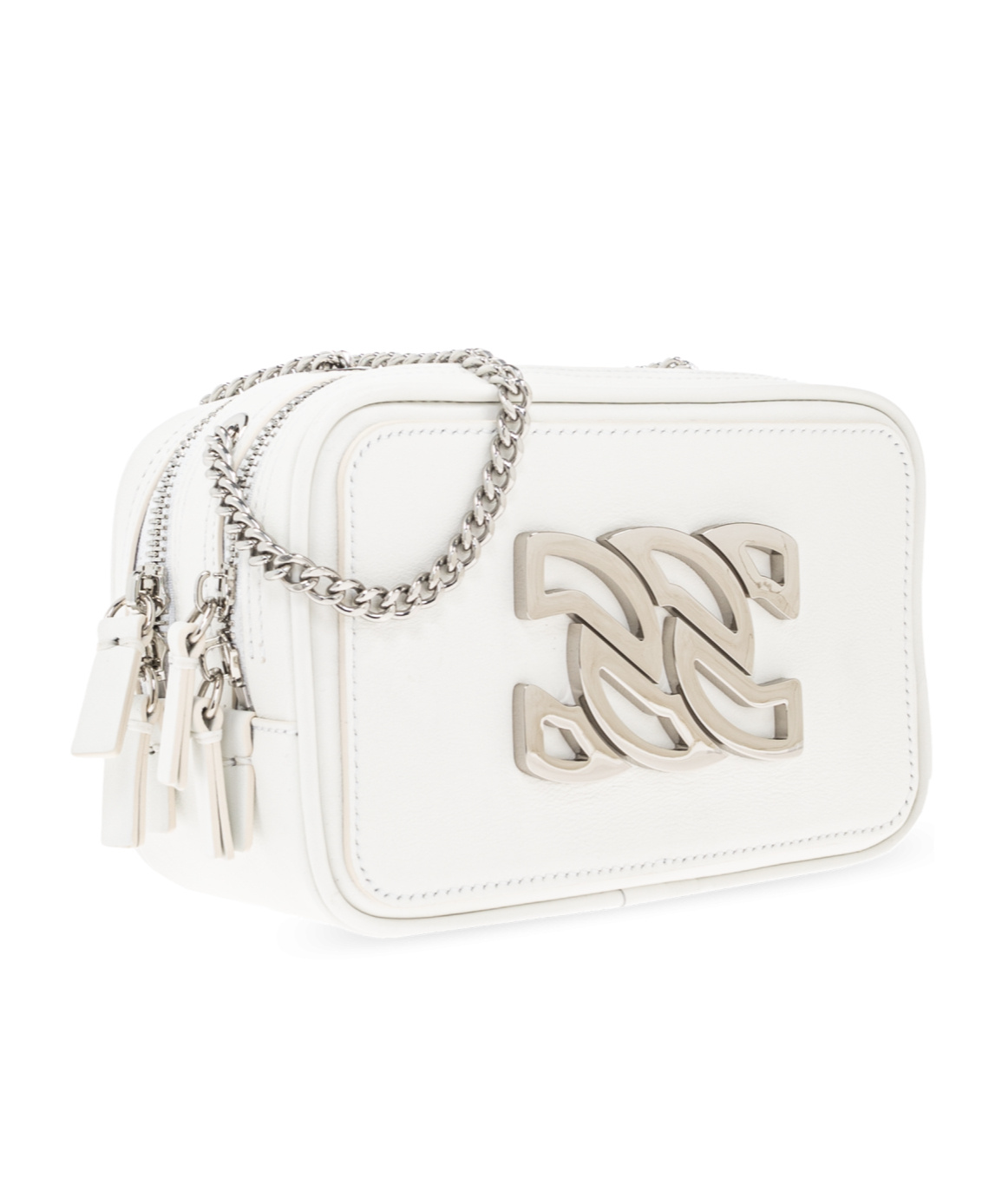 Casadei Mini Soho Shoulder Bag In White