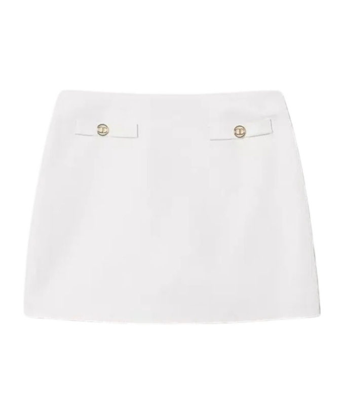 Twinset Linen-blend Skirt