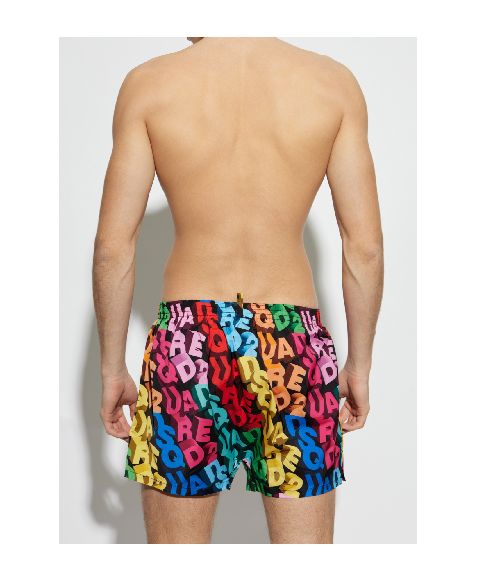 DSQUARED2 ELASTIC WAIST SWIMMING TRUNKS