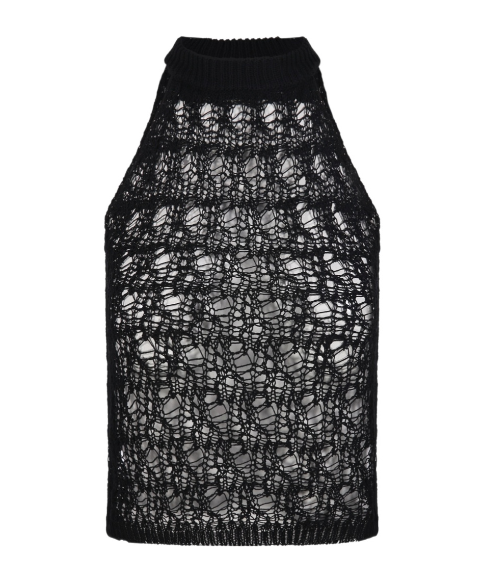 Roberto Collina Sleeveless Top In Black