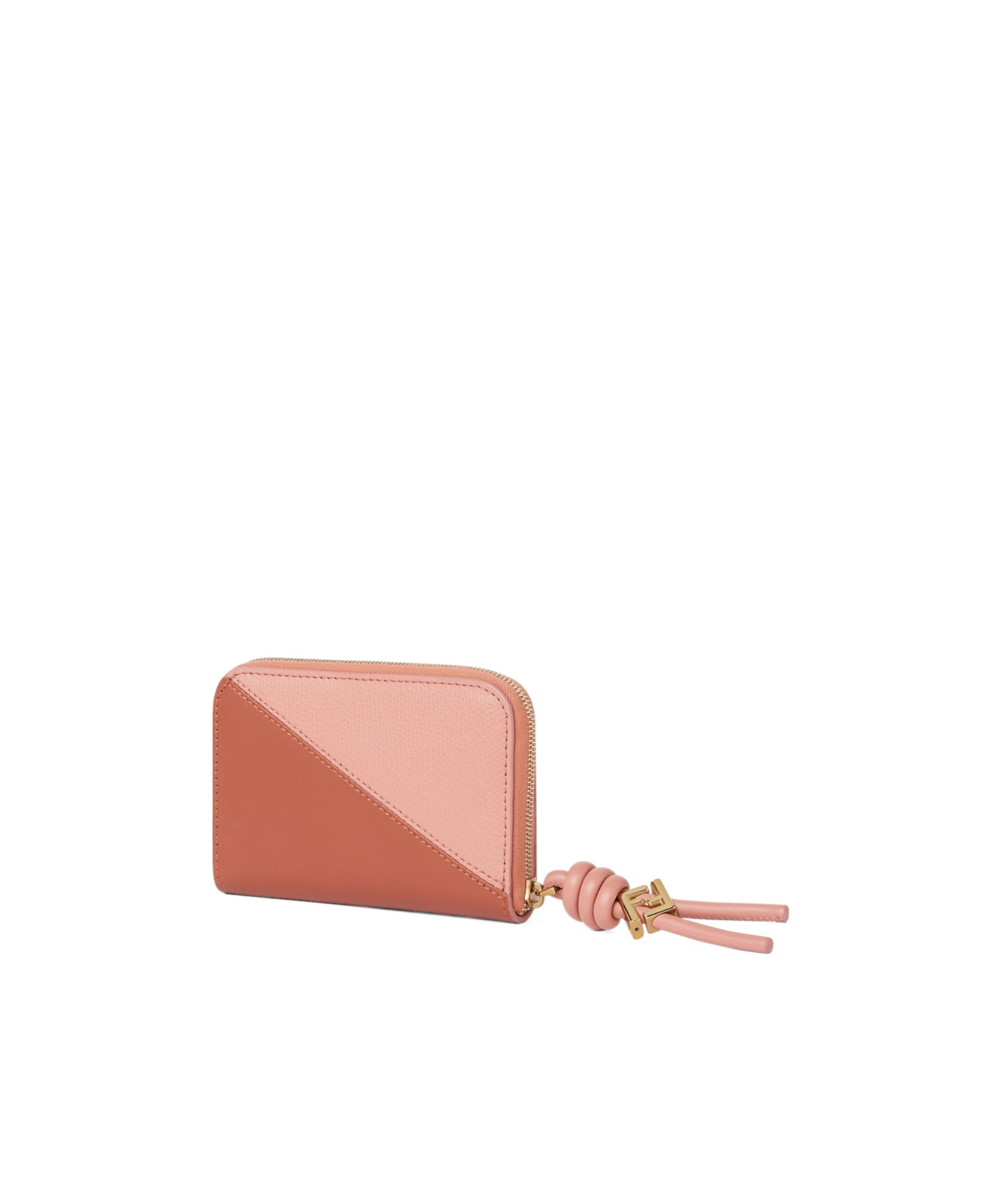 Fendi Ff Diamonds Mini Zip Around Wallet In Multi