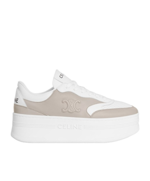 Celine Lace-up Low-cut Casual Shoes In White