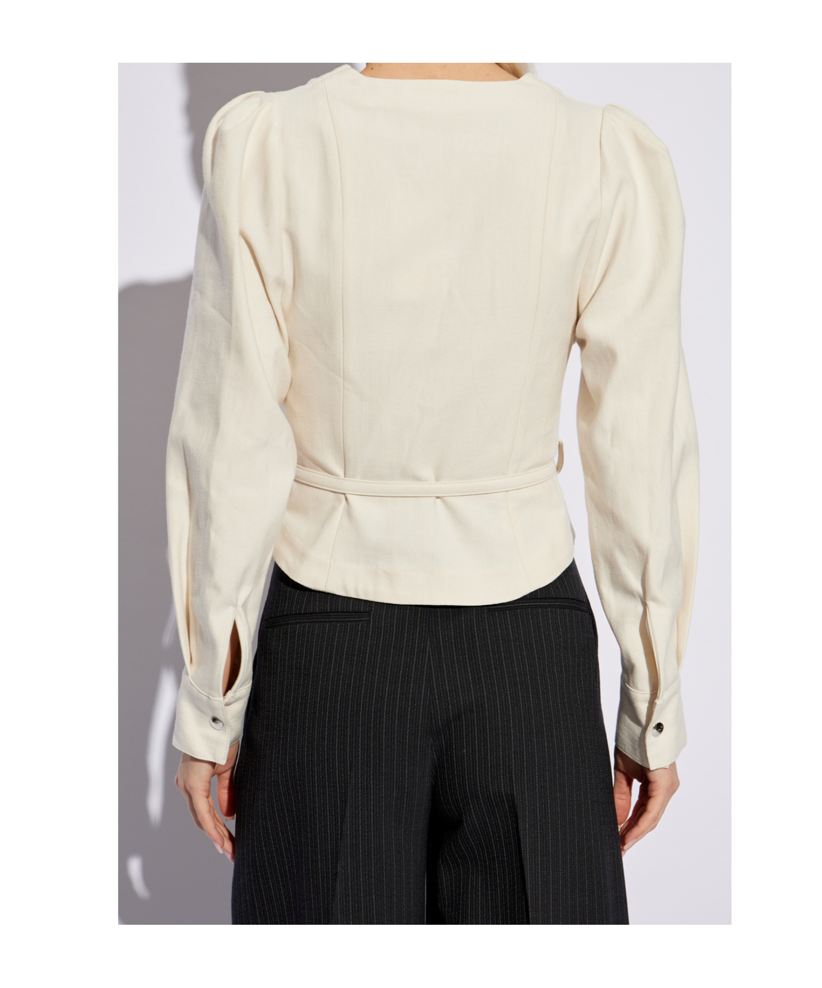 Iro Long-sleeved Casual Jacket In White