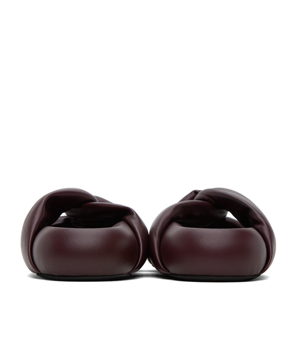 Marni Open-toed Flat Slippers In Black
