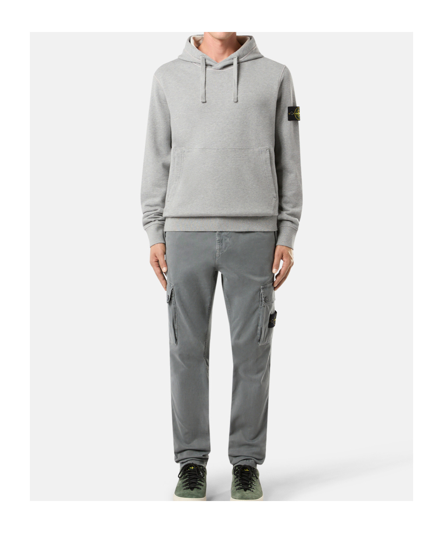 Stone Island Sweaters In Gray